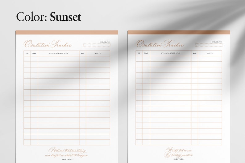 Opk/ovulation Test Strip/ovulation Predictor Kit Printable - Etsy