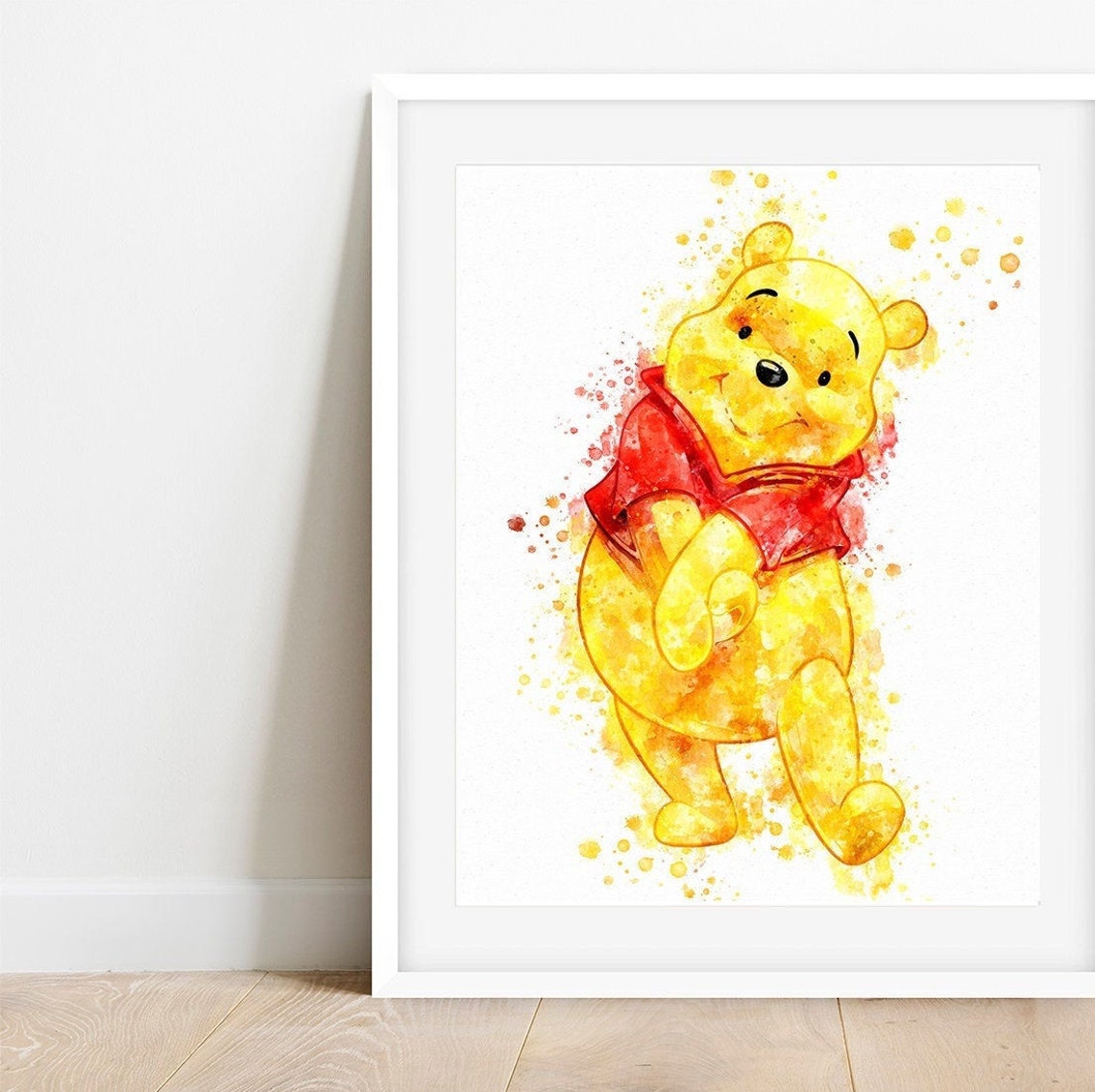 Winnie the Pooh Disney Watercolour Print Wall Art Gift Etsy