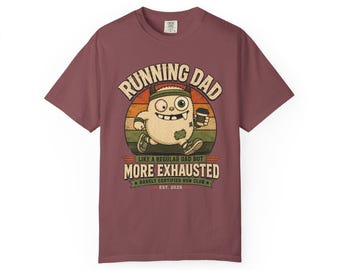 Exhausted Running Dad