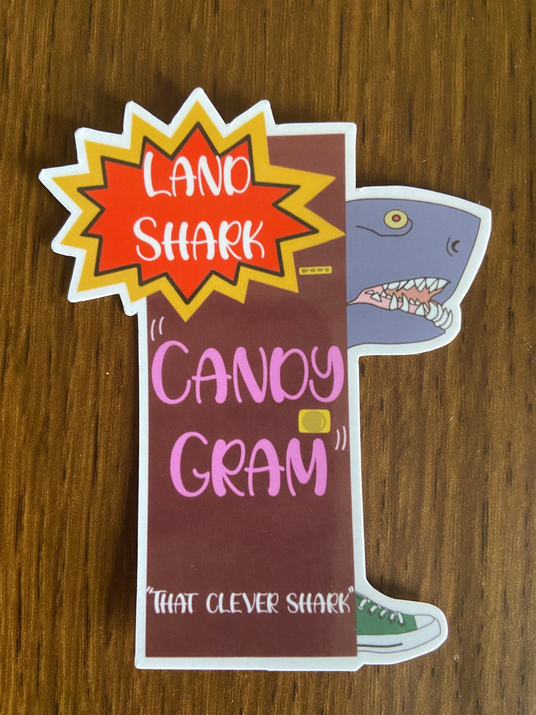 Land Shark Diecut/snlinspired Sticker/waterproof Etsy