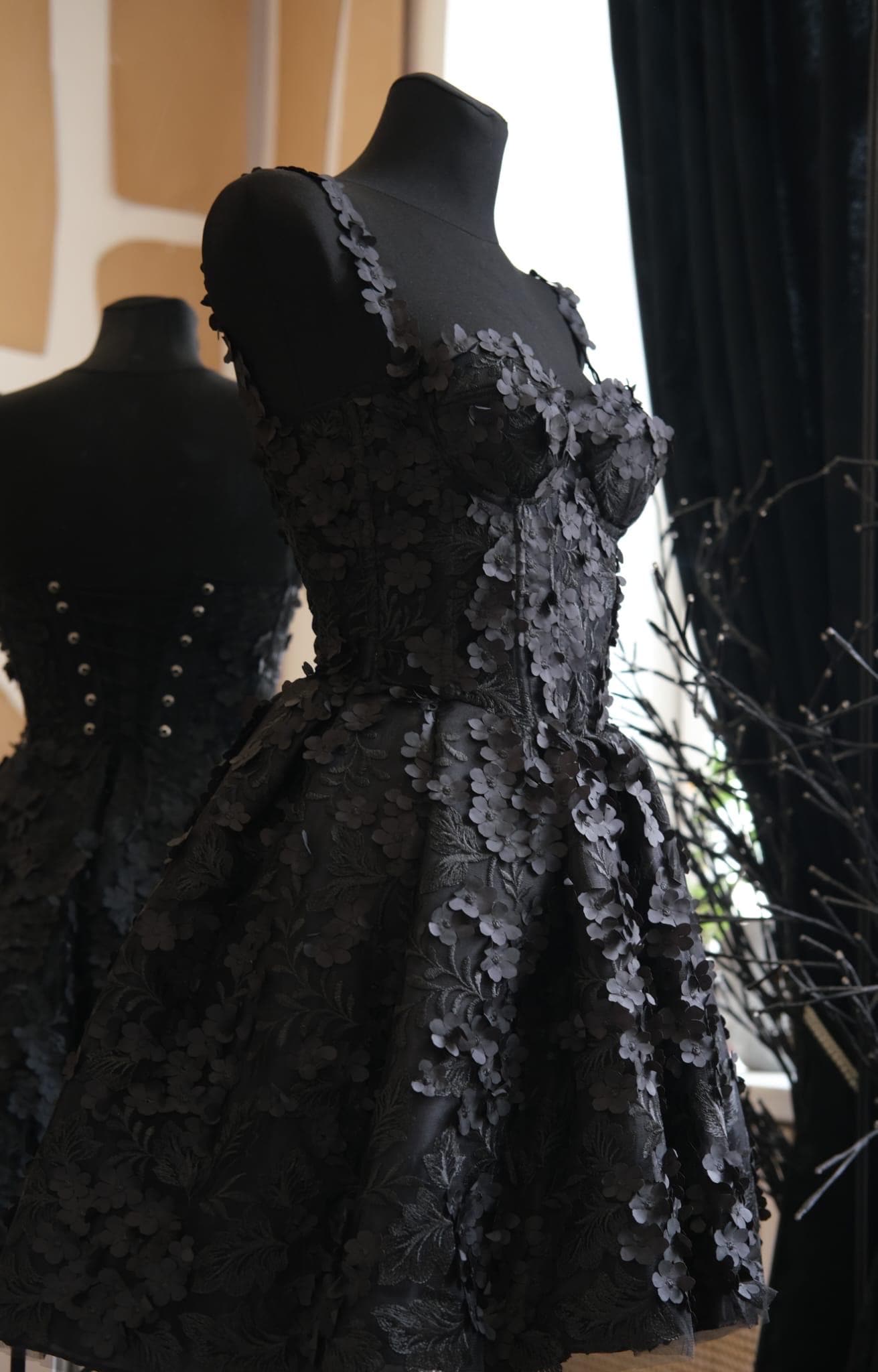 short gothic black wedding dresses Amazon.com: Kivary Little Black Gothic Short Ball Gown Corset Prom  Homecoming Dress Champagne US 2 : Clothing, Shoes & Jewelry