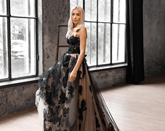 パーティードレス GANISONG Bridal  Flower Dress Black il_340x270.5089500879_7jlv.jpg