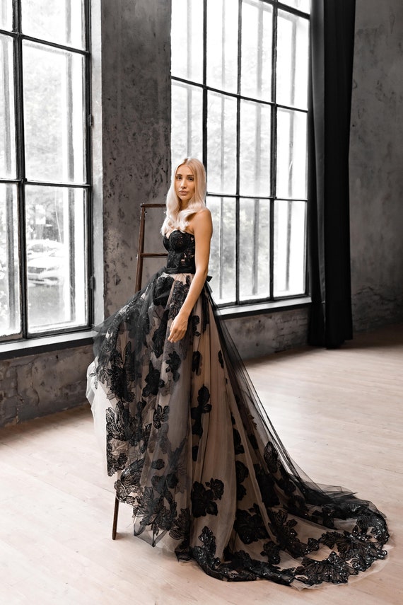 One-Word Collar Long Mopping Party Dress One-Word Collar Long Mopping Party Dress