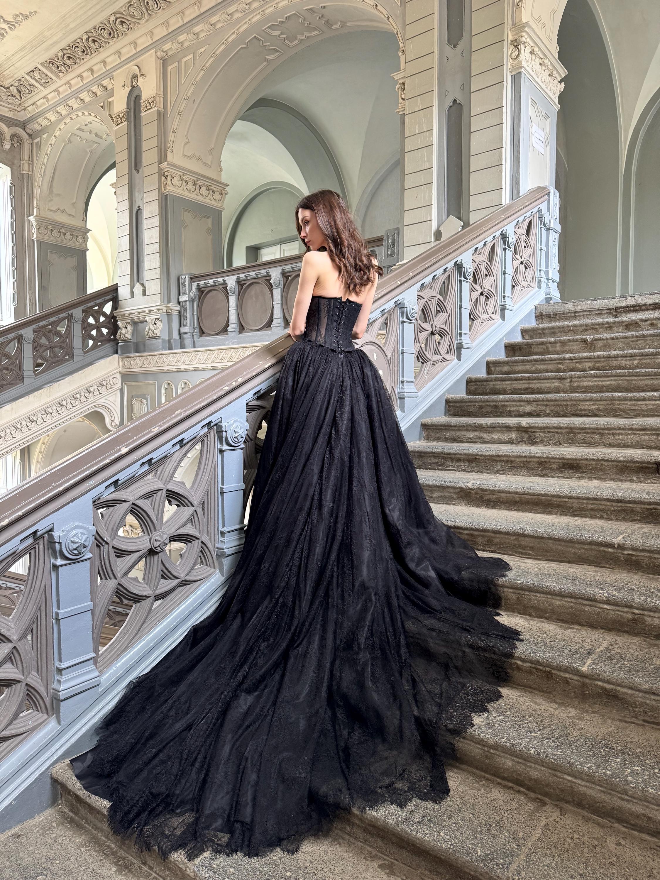 goddess dress black Cosmic Goddess Dress – FractalWitch