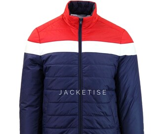 Mens 80s Vintage Puffer Jacket 
