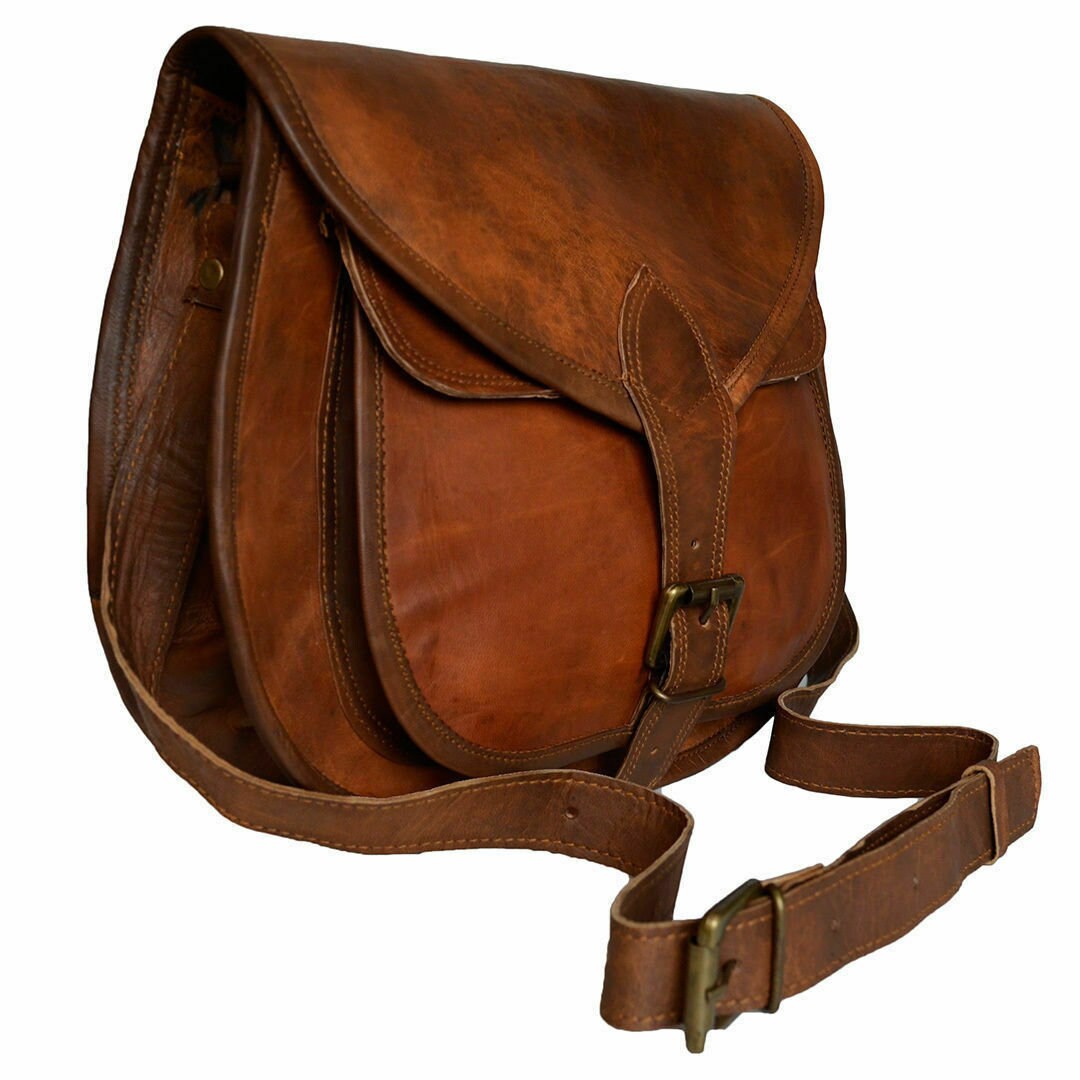 70s Women Leather Messenger Bag Vintage Boho Cross Body Bag - Etsy ...