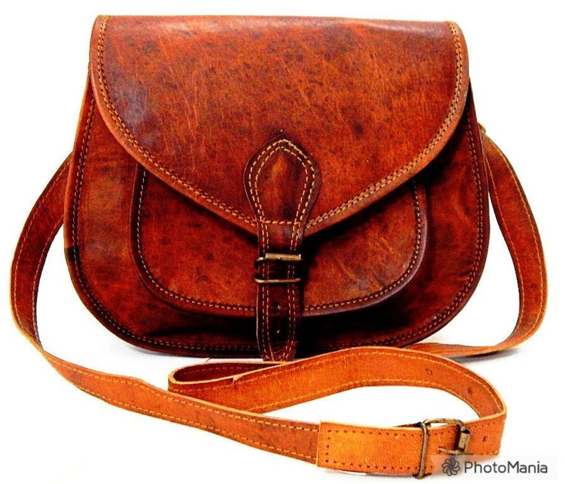 Women's Cross Body Bag Leather Shoulder Bag Vintage Etsy