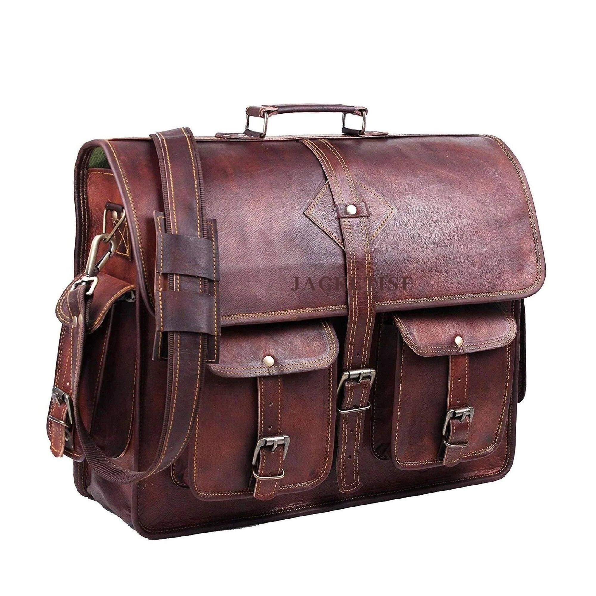 mens leather satchel australia