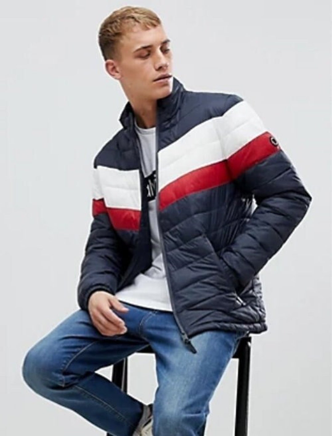 puffer ski jacket men's