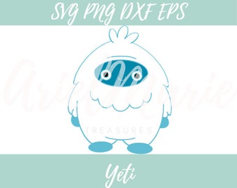 Download Abominable Snowman Svg Etsy