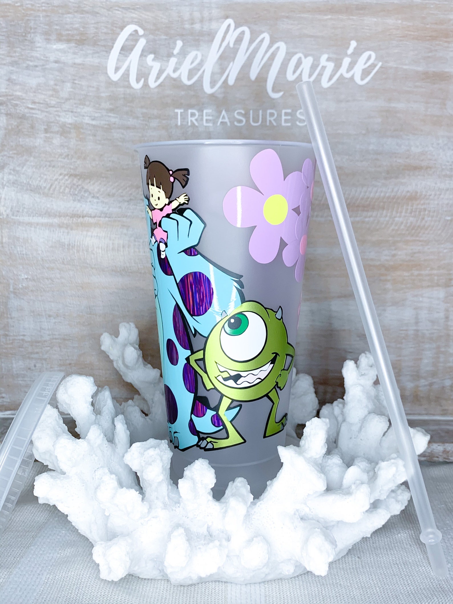 Disney Inspired Monsters Inc Cup Mike Boo Sully Boo's Etsy
