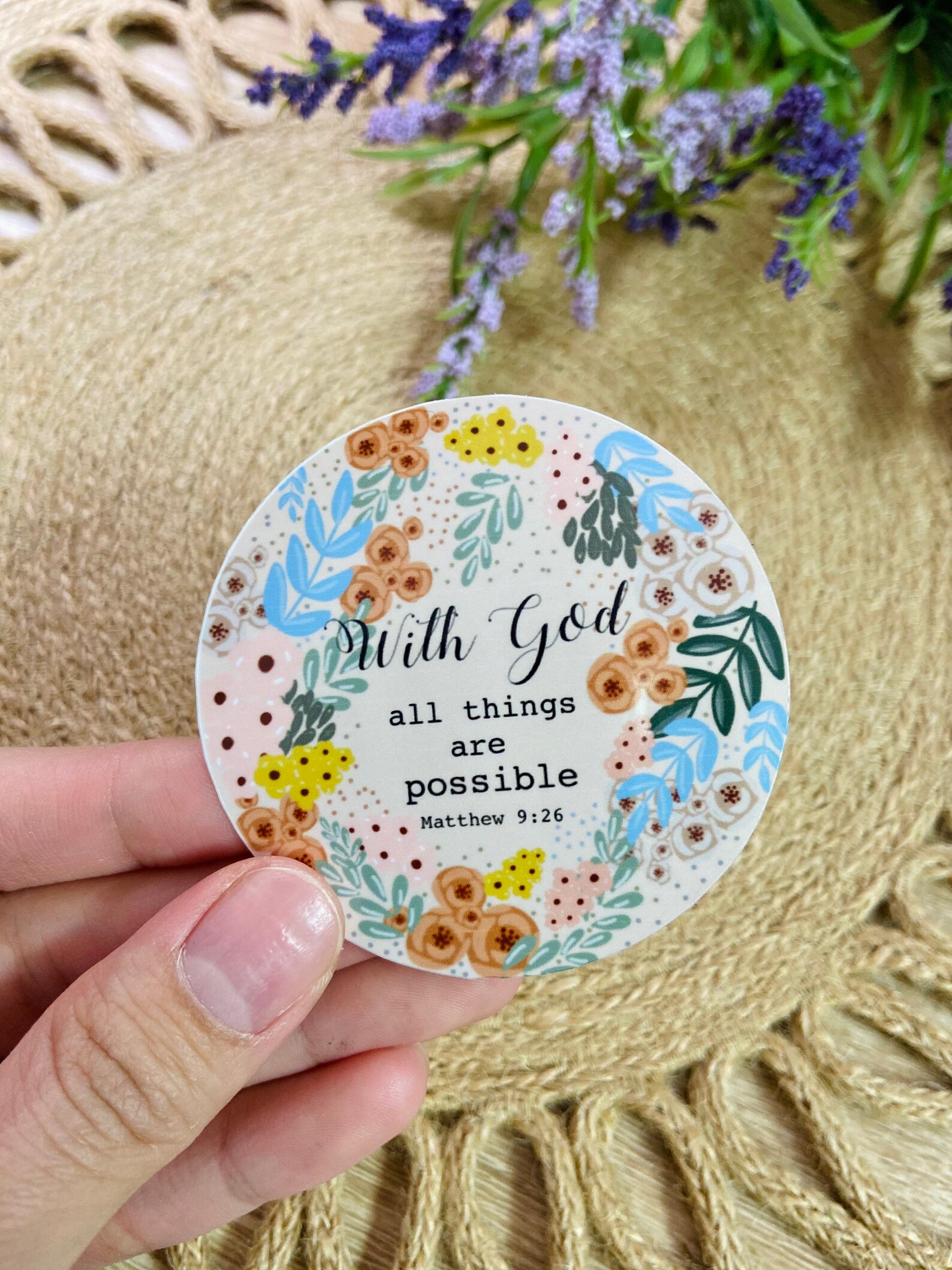 With God Stickers/Bibles Verses Stickers/waterproof Stickers/ Etsy