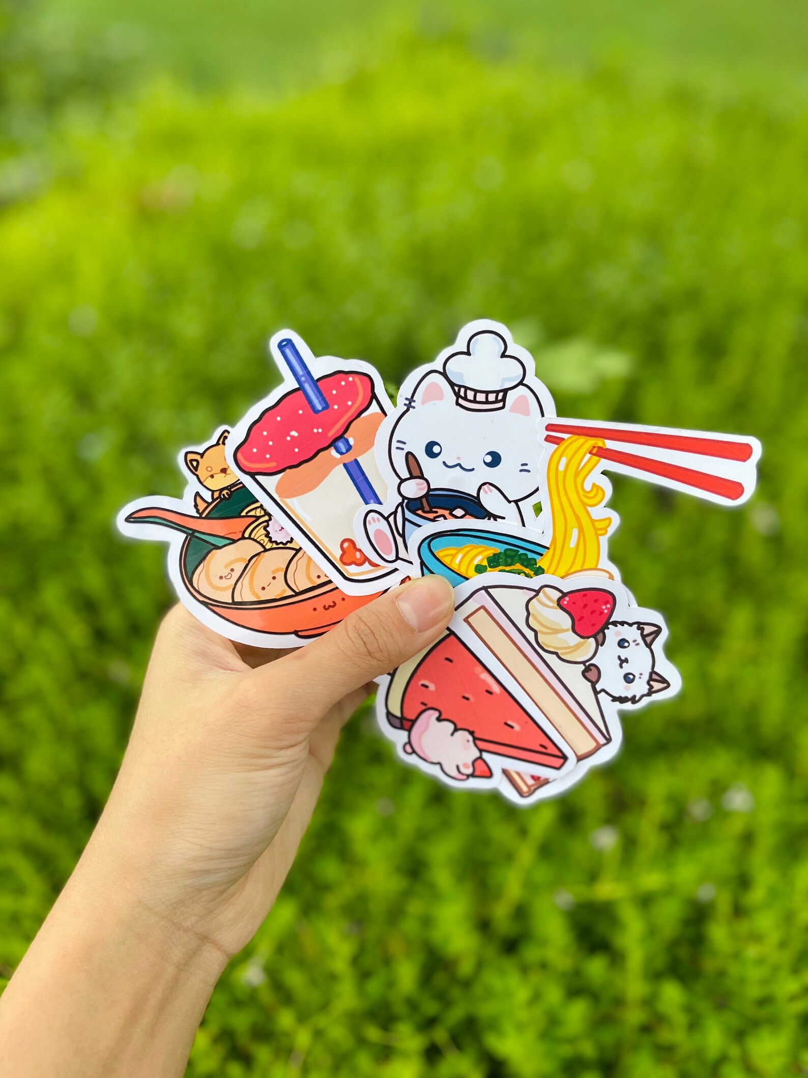 Japanese Stickers/Cute Stickers/Cartoon Stickers/Food | Etsy