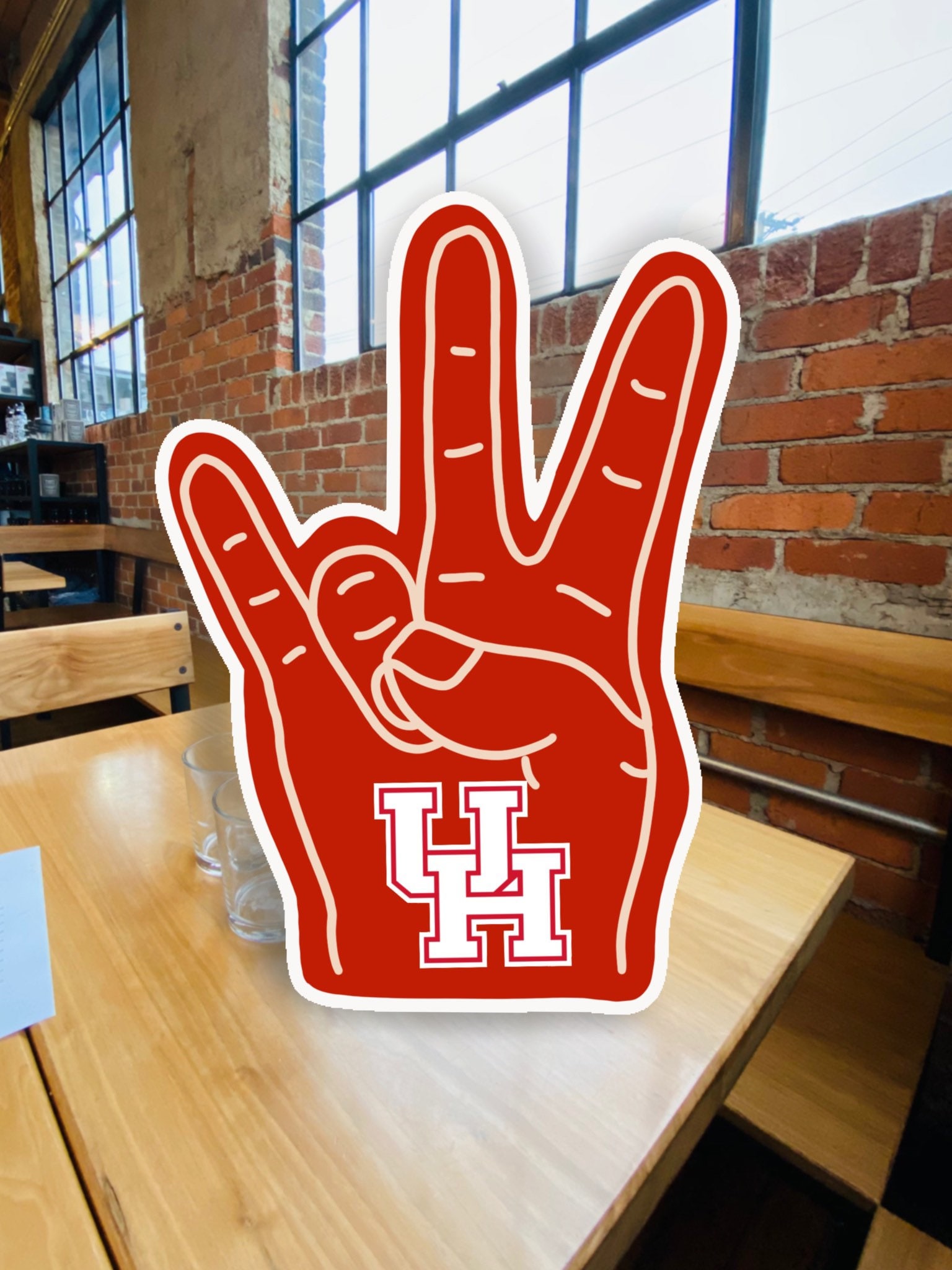University of Houston Stickers/ Vinyl Stickers/Water Proof Etsy