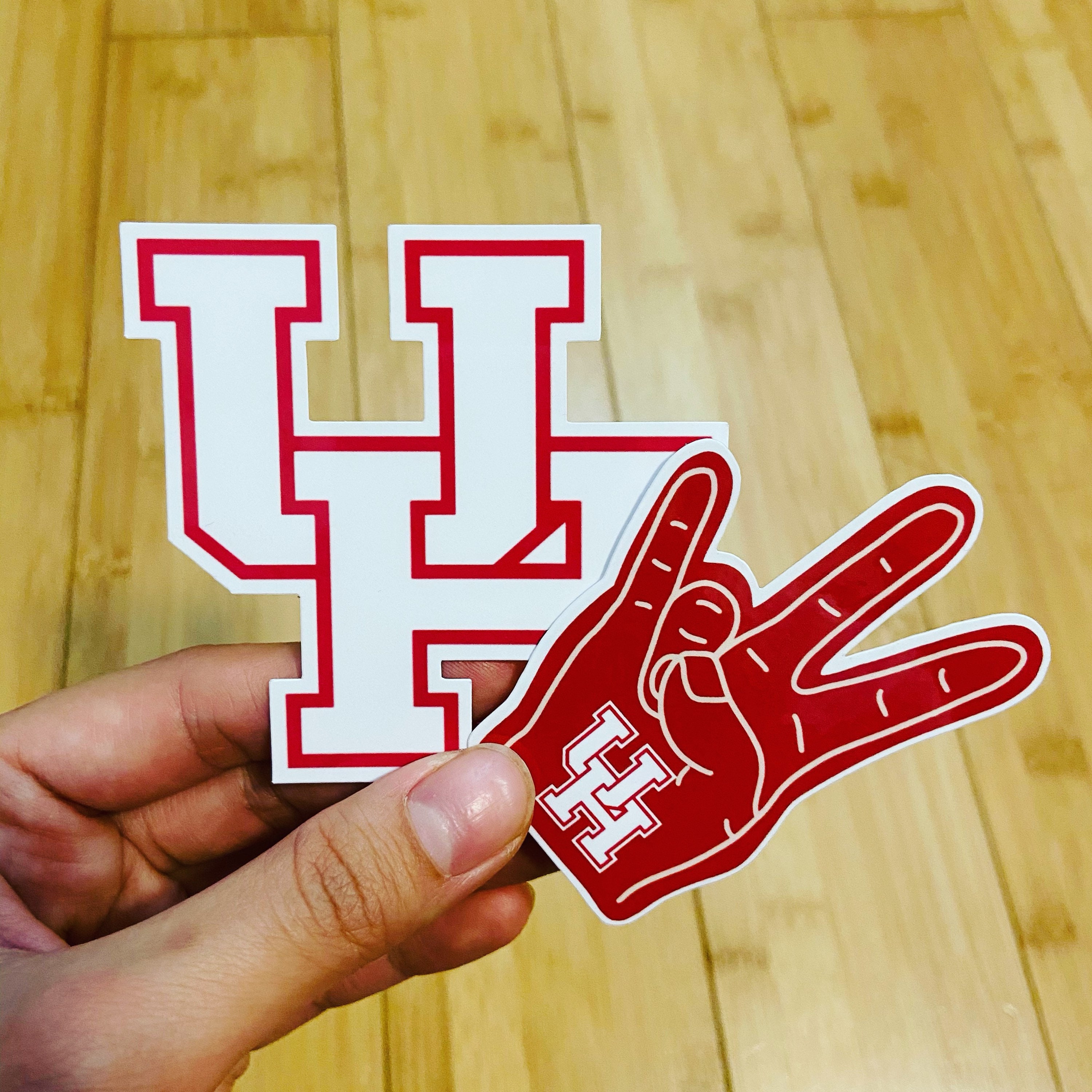 University of Houston Stickers/ Vinyl Stickers/Water Proof Etsy