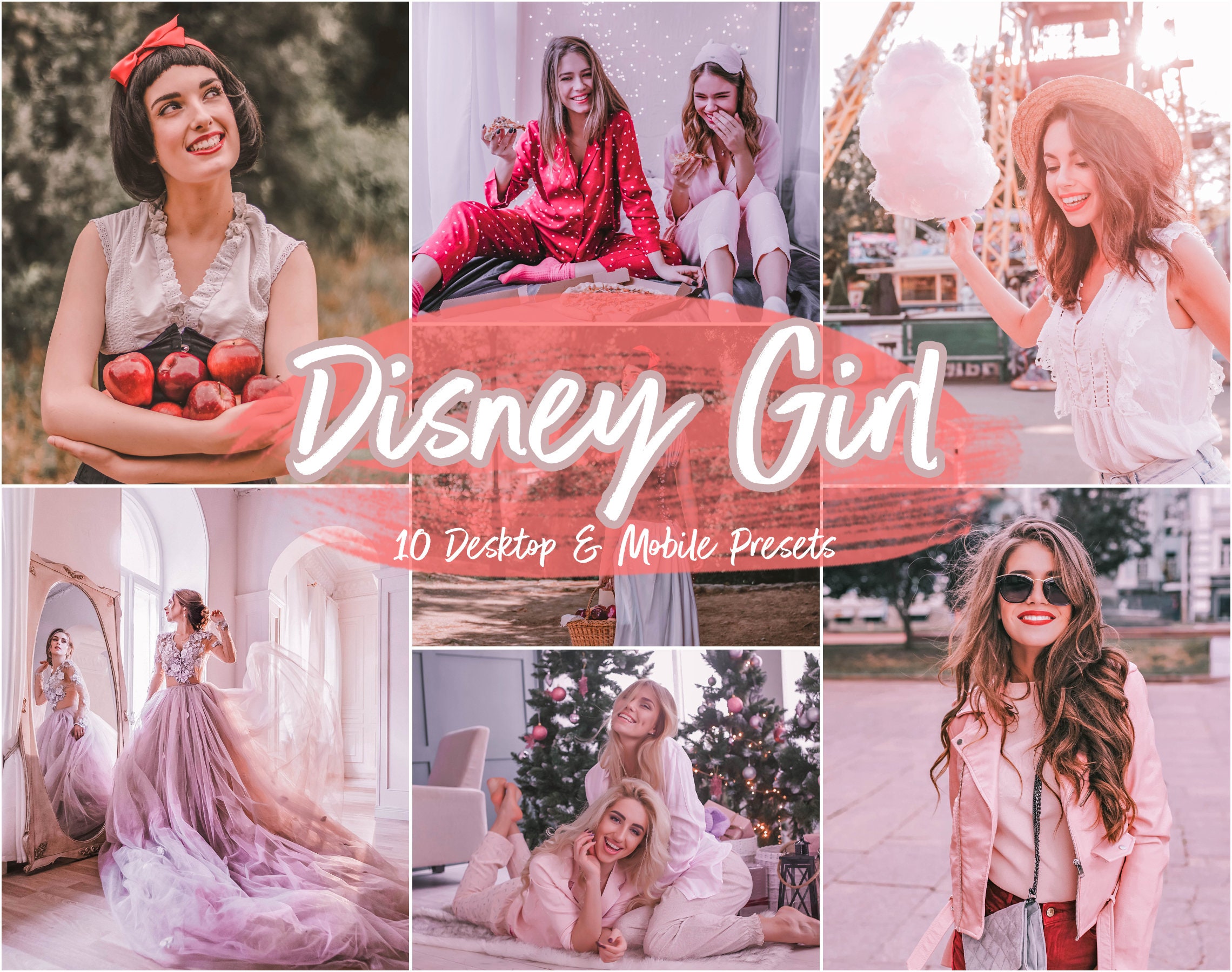 LIGHTROOM Presets 10 DISNEY GIRL Presets Lightroom Presets | Etsy