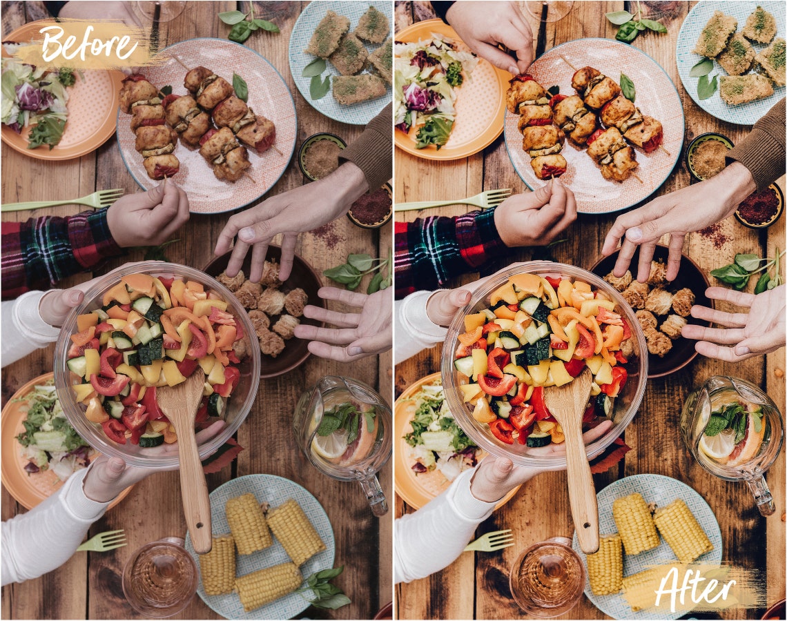 10 Food Presets Restaurant Preset Pack Lightroom HDR Etsy