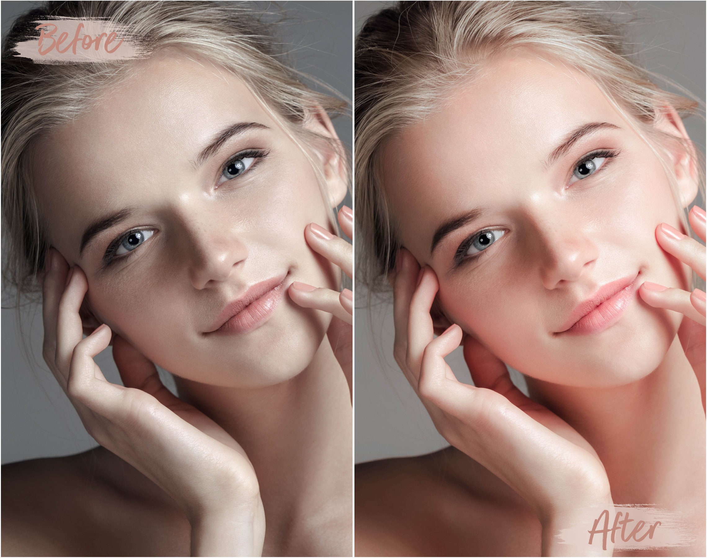 10 Glow Lightroom Presets Desktop & Mobile Presets Beauty Etsy