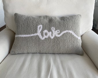 custom hand hooked pillows