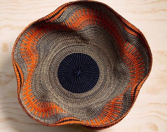 Bolga Lightening basket,Large basket African Market basket, Bolgatanga Baskets,Storage basket, Gift basket, Made in Ghana