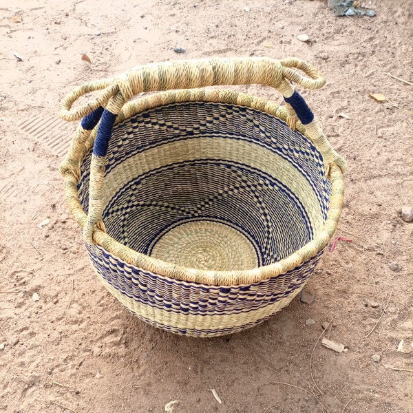 Bolga basket,Large basket African Market basket, Bolgatanga Baskets,Storage basket, Gift basket, Made in Ghana