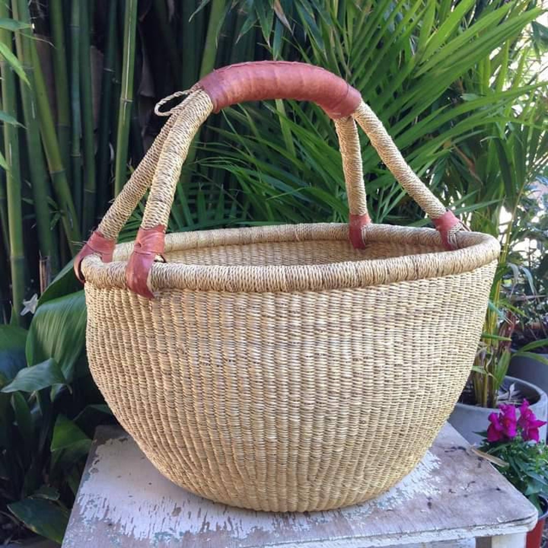Bolga Basket,large Basket African Market Basket, Bolgatanga Baskets