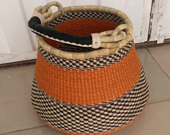 Bolga basket,Large basket African Market basket, Bolgatanga Baskets,Storage basket, Gift basket, Made in Ghana
