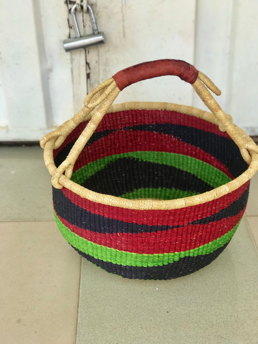 Bolga Basket,large Basket African Market Basket, Bolgatanga Baskets