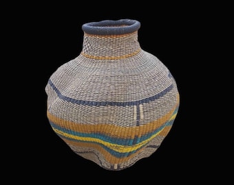 Bolga basket,Basabasa pot basket,Large basket African Market basket, Bolgatanga Baskets,Storage basket, Gift basket, Made in Ghana