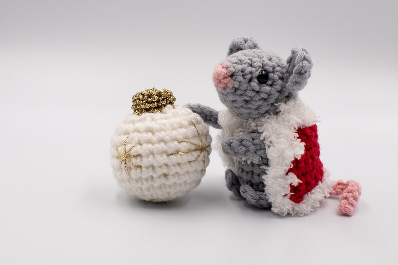 Christmas Mouse Amigurumi Pattern Christmas Mice Crochet Etsy