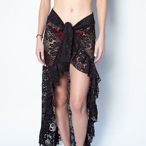 Handmade Sarong Beach Cover-Up – Boho Pareo Wrap Skirt for Vacation, Poolside, Travel & Gifts