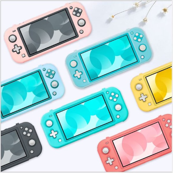 Étui Nintendo Switch lite personnalisé, housse de protection pour Nintendo  Switch lite, coque de transport rose décorée mignonne, étui souple et rigide  -  France