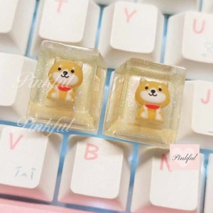 Cute Dog Keycap,Anime Keycaps,Custom Keycap,Resin Keycaps,Artisan Keycap,Keycap set,Esc Keycap,Personalized Gift,Christmas Gifts