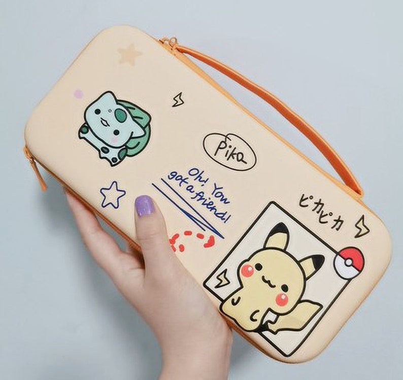 Nintendo Switch Carrying Casecute Pikachu and Squirtle Turtle - Etsy
