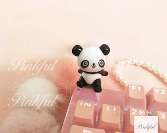 Anime Keycaps,Cute Keycaps, Custom Keycap,Resin Keycaps,For Mechanical Keyboard,Panda Kawaii Computer Decor,Personalized Gift