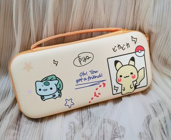 Pokemon Nintendo Switch Carrying Case Protection Bag – Japanese Anime  Cartoon Gamer Green Red Yellow – Handmade Lovely Kawaii Cute Switch Protect  Gift –