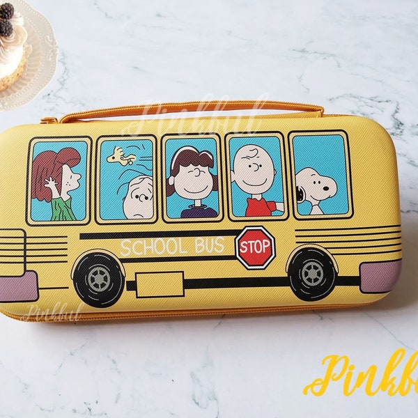 Nintendo Switch Tragetasche, Cute Bus Dog Nintendo Switch Case, Switch Hard Schutzhülle, Switch Zubehör, Switch Oled Case