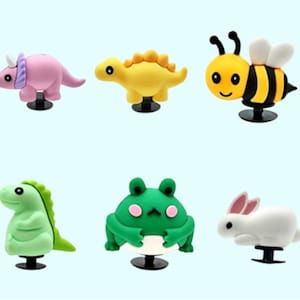3D Dinosaur Shoe Charms,Cute Frog Bee Shoe Charm,Rabbit Shoe Clips,Funny Shoes Charms Decorations,Shoe Accessories,Gift For Girls Boys