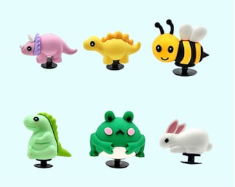 3D Dinosaur Shoe Charms,Cute Frog Bee Shoe Charm,Rabbit Shoe Clips,Funny Shoes Charms Decorations,Shoe Accessories,Gift For Girls Boys
