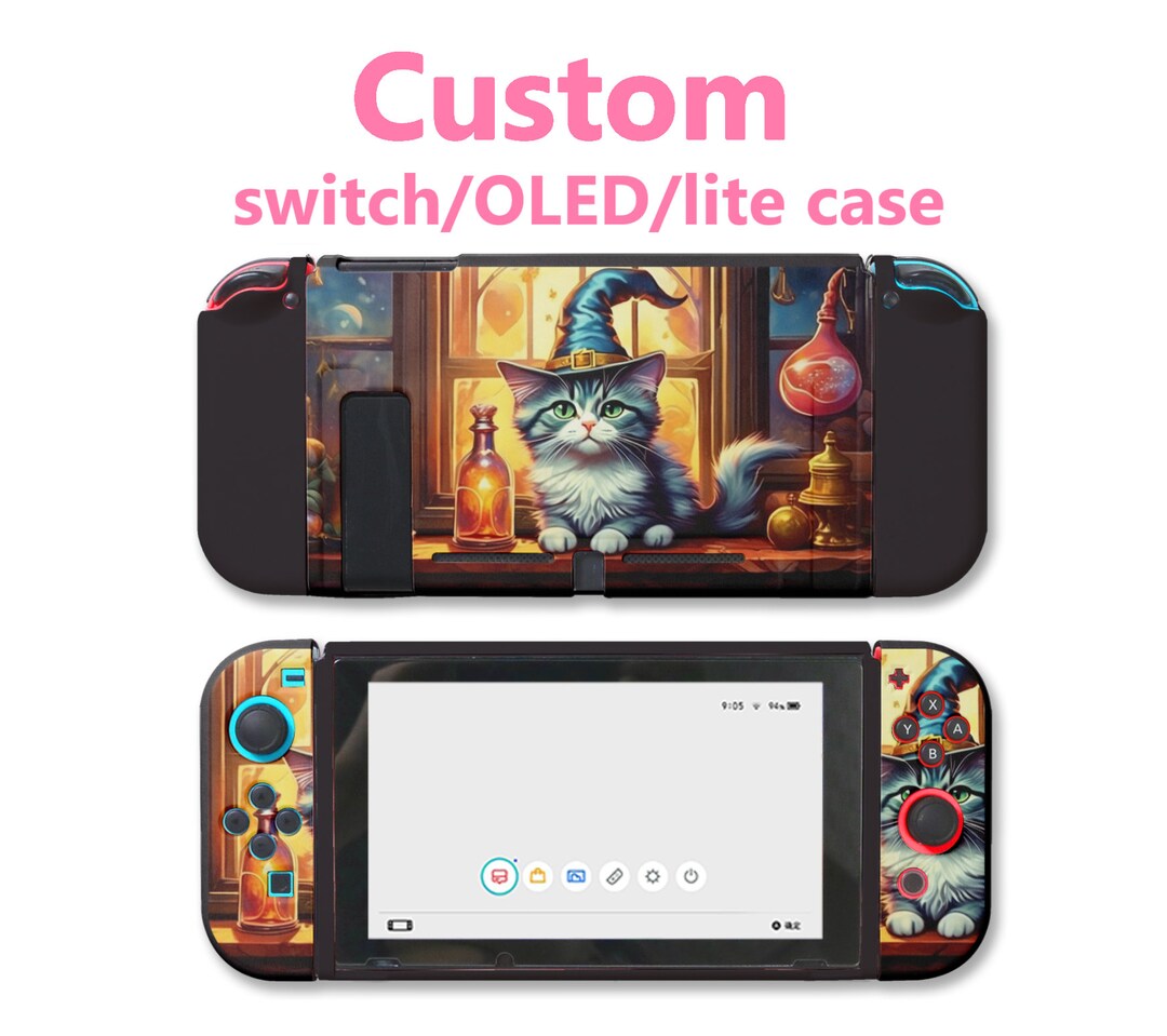 Custom Switch Oled Case Cover,personalized Dockable Nintendo Switch