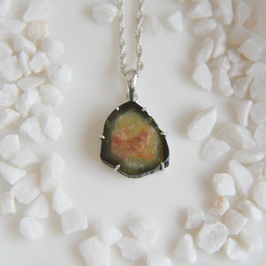 Tourmaline pendant, Watermelon Tourmaline pendant, silver pendants, 925 sterling silver, Unisex pendants, Tourmaline necklace for her
