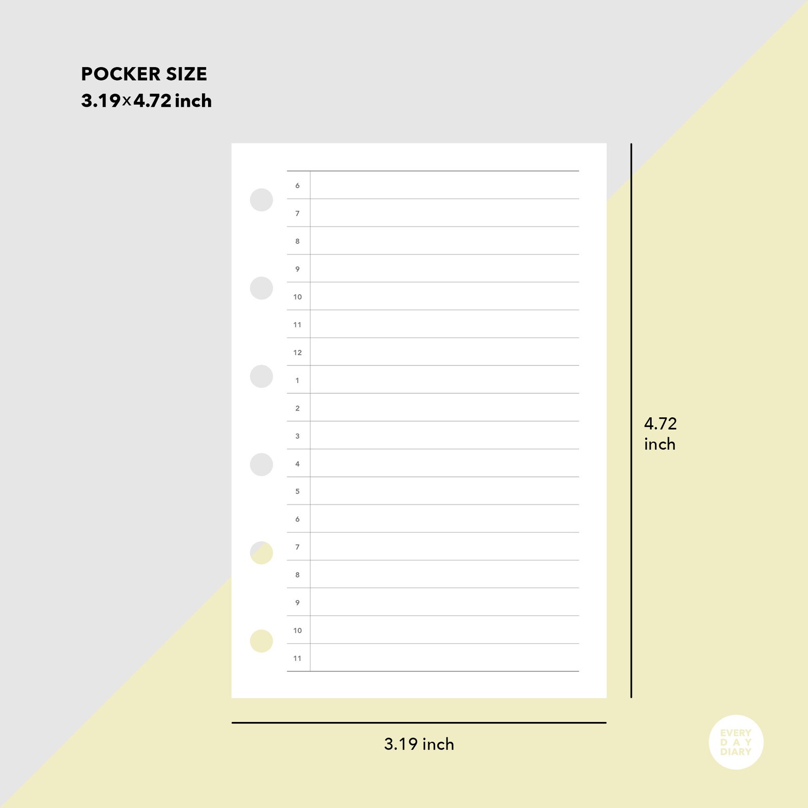Daily Planner Pocket Size Printable Pocket Daily Layout Etsy