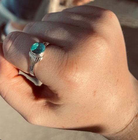 MAKO Mermaid Inspired Adjustable Mermaids Moon Pool Ring 