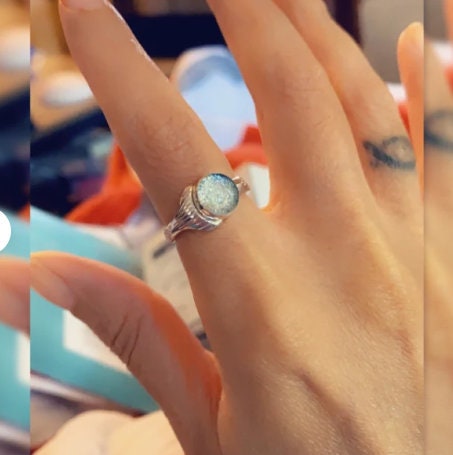 Mimmi's Moon Ring from Mako Mermaids, probably size 10 to wear on index  finger.