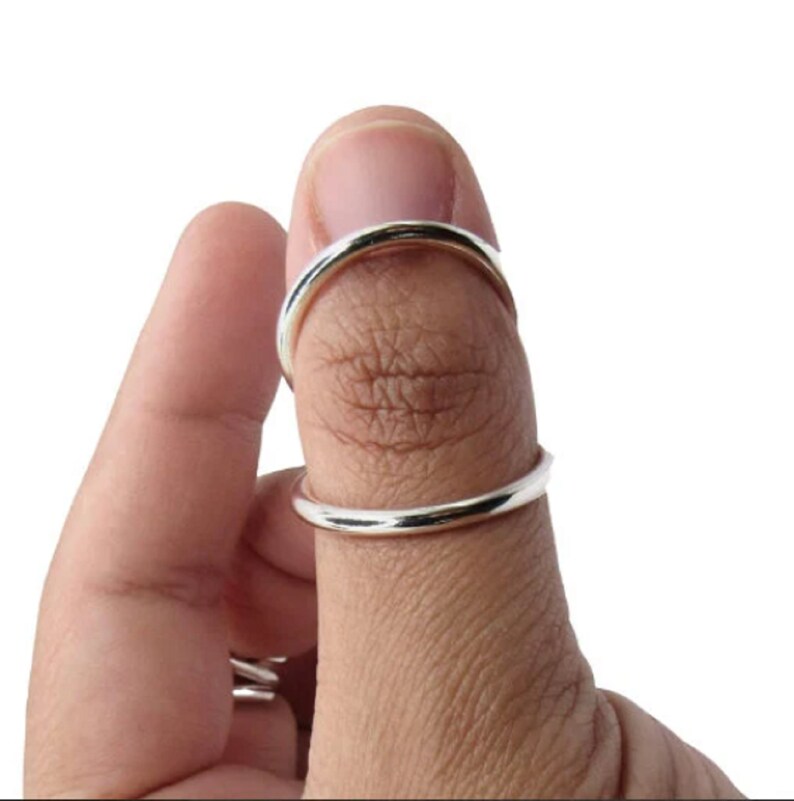 Adjustable Swan Splint ring sterling silver swan splint ring RA Rheumatoid Arthritis Ring pip/dip/ip joint Arthritis Rings image 6