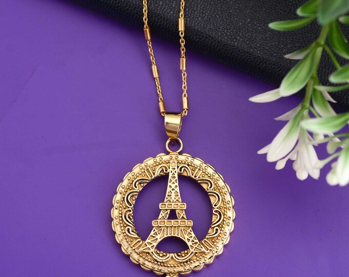 Eiffel Tower Jewelry for Girls / Paris Themed Gift / Paris Necklace / Gift for Her/  Eiffel Tower Necklace / Cyber Monday Sale