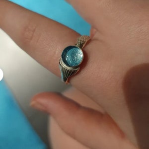 BEST SELLER Real Mako Mermaid Moonpool Island of Secrets Ring 