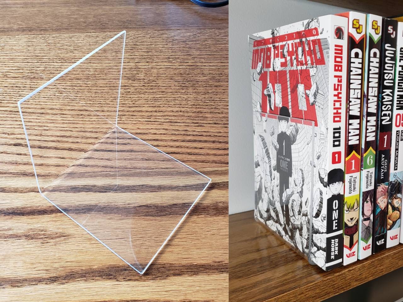 Acrylic Book Holder, Clear Book Stand for Display, Sturdy Open