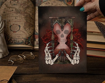 Death Clock | 5x7 Art Print | unframed