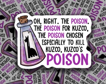 Llama Potion | Vinyl Sticker | Fan Art | Poison Magic | Spell Cartoon | Quote Funny Movie